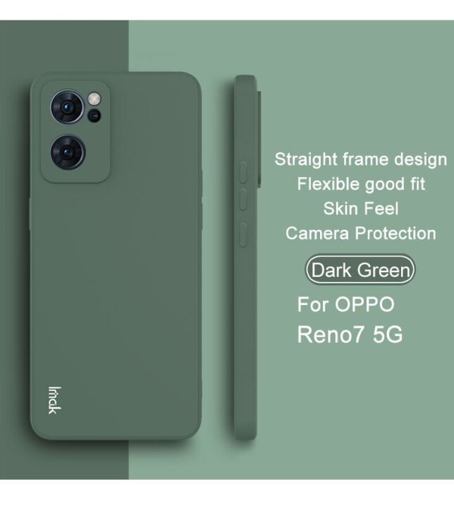 Силиконовый (TPU) чехол IMAK UC-4 Series для OPPO Reno 7 5G Chinese - Black: фото 12 из 13