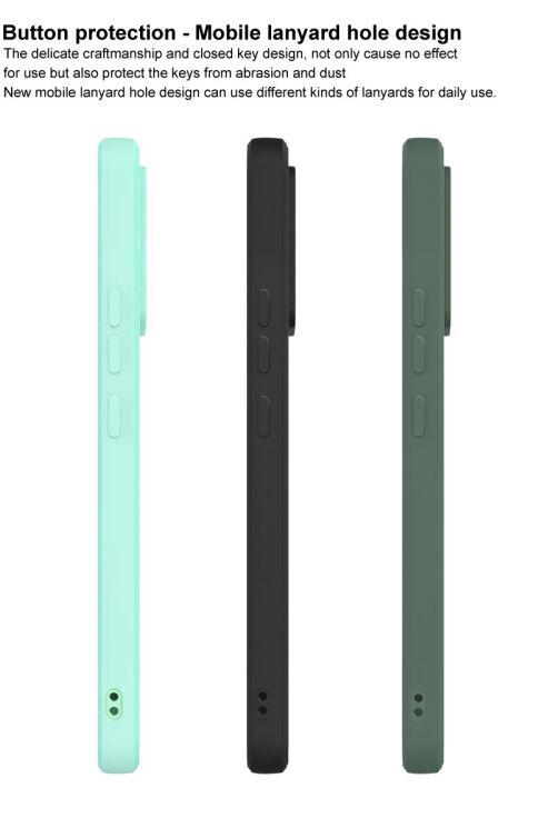 Силиконовый (TPU) чехол IMAK UC-4 Series для OPPO Reno 7 5G Chinese - Black: фото 9 из 13