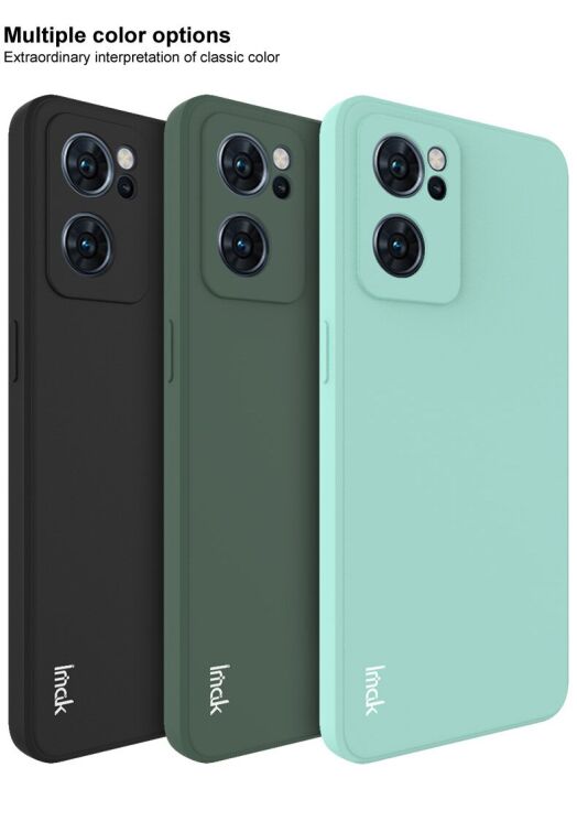 Силиконовый (TPU) чехол IMAK UC-4 Series для OPPO Reno 7 5G Chinese - Black: фото 11 из 13