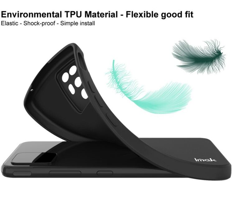 Силиконовый (TPU) чехол IMAK UC-4 Series для OPPO Reno 7 5G Chinese - Black: фото 10 из 13