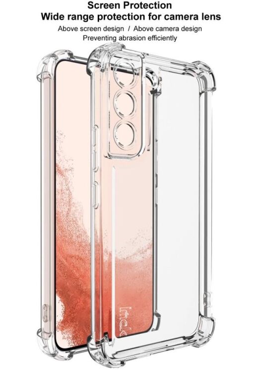 Силиконовый (TPU) чехол IMAK UX-4 Series для Samsung Galaxy S22 (S901) - Transparent: фото 6 из 7
