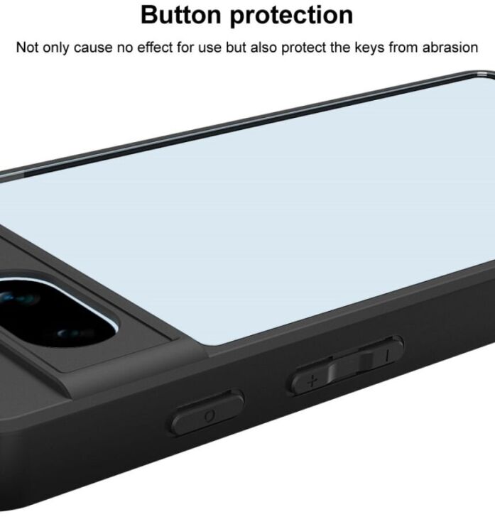 Силиконовый (TPU) чехол IMAK UX-9A Series для Motorola Edge 50 Fusion - Black: фото 11 из 13