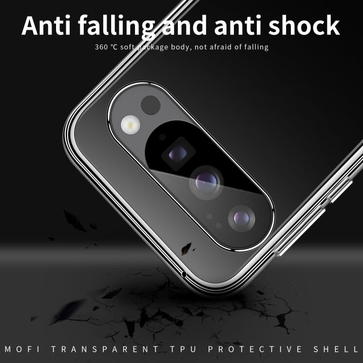 Силіконовий (TPU) чохол MOFI Thin Guard для Google Pixel 10 Pro XL - Transparent: фото 8 з 10