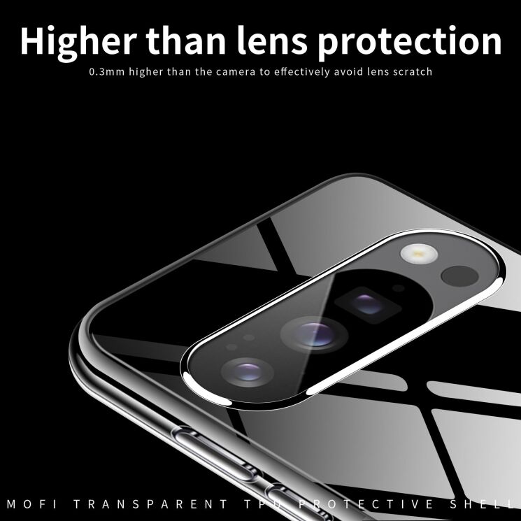 Силіконовий (TPU) чохол MOFI Thin Guard для Google Pixel 10 Pro XL - Transparent: фото 4 з 10