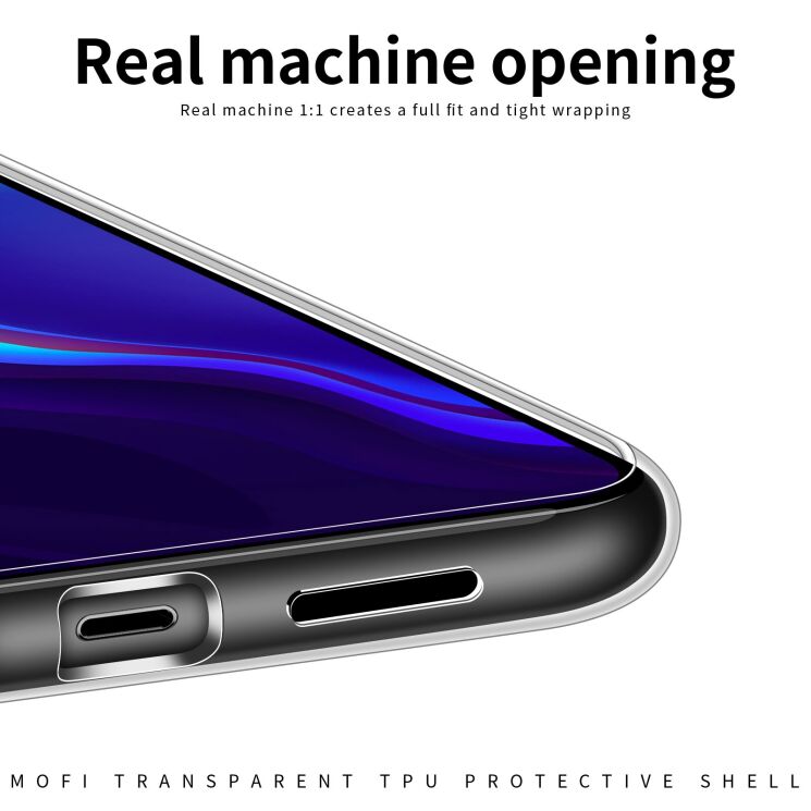 Силіконовий (TPU) чохол MOFI Thin Guard для iPhone 18 Pro Max - Transparent (423854T) Силіконовий (TPU) чохол MOFI Thin Guard для iPhone 18 Pro Max - Transparent: фото 7 з 9