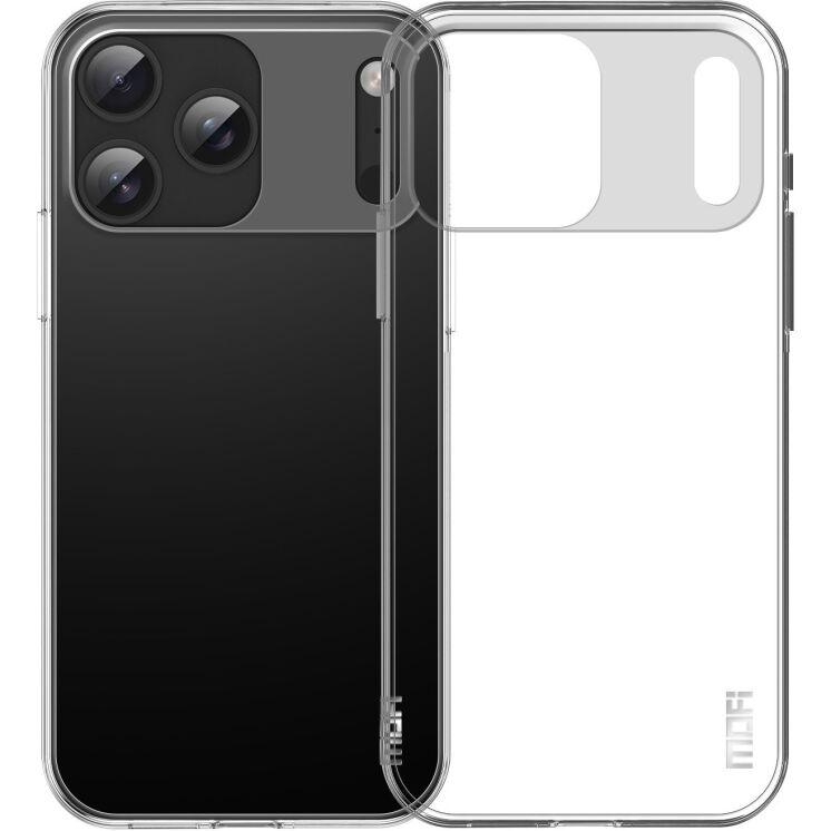 Силіконовий (TPU) чохол MOFI Thin Guard для iPhone 18 Pro Max - Transparent (423854T) Силіконовий (TPU) чохол MOFI Thin Guard для iPhone 18 Pro Max - Transparent: фото 1 з 9