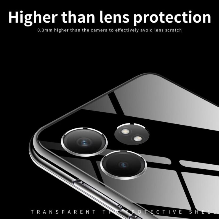 Силиконовый (TPU) чехол MOFI Thin Guard для Realme GT Neo 6 SE / GT 6T - Transparent: фото 6 из 11