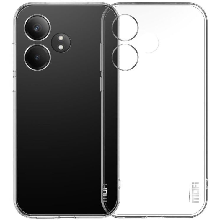 Силиконовый (TPU) чехол MOFI Thin Guard для Realme GT Neo 6 SE / GT 6T - Transparent: фото 1 из 11