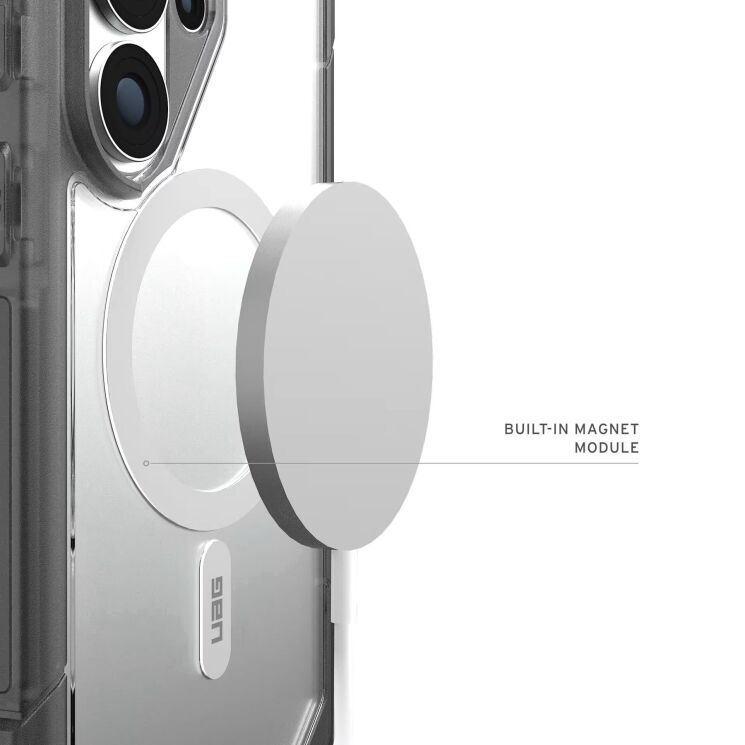 Ударопрочный чехол URBAN ARMOR GEAR Trooper MagSafe для Samsung Galaxy S26 Ultra (S948) 214516114G31 - Clear / Ash: фото 12 из 12