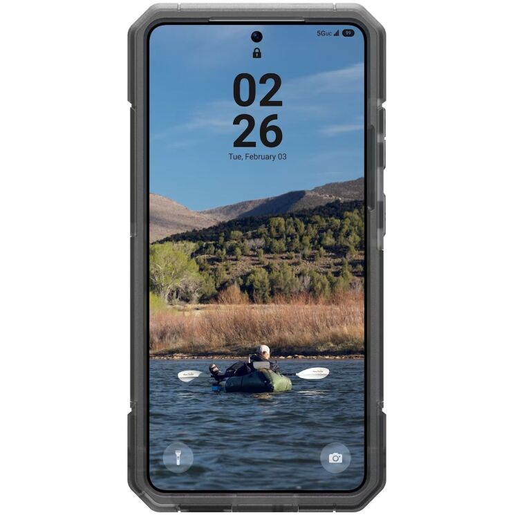 Ударопрочный чехол URBAN ARMOR GEAR Trooper MagSafe для Samsung Galaxy S26 Ultra (S948) 214516114G31 - Clear / Ash: фото 4 из 12