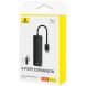 USB HUB Baseus UltraJoy Series USB to 4USB (100cm) B0005280B111-03 - Black (896356B). Фото 6 из 18