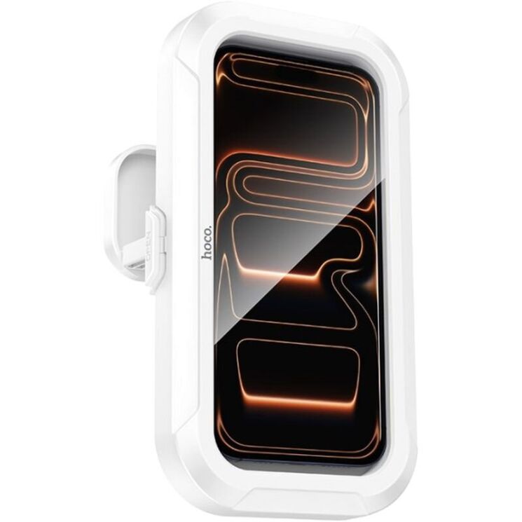Влагозащитный держатель Hoco HD16 Wave - White: фото 2 из 9