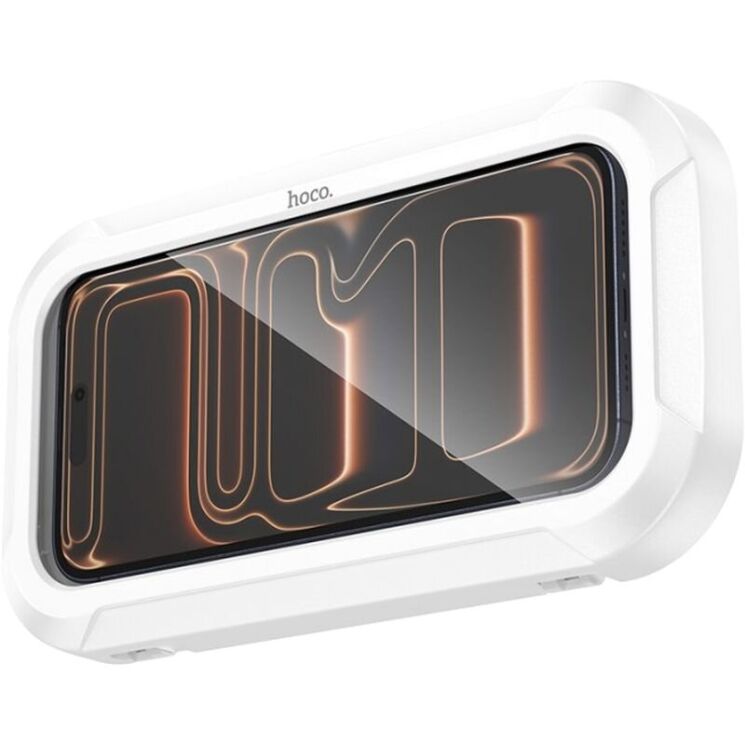 Влагозащитный держатель Hoco HD16 Wave - White: фото 3 из 9