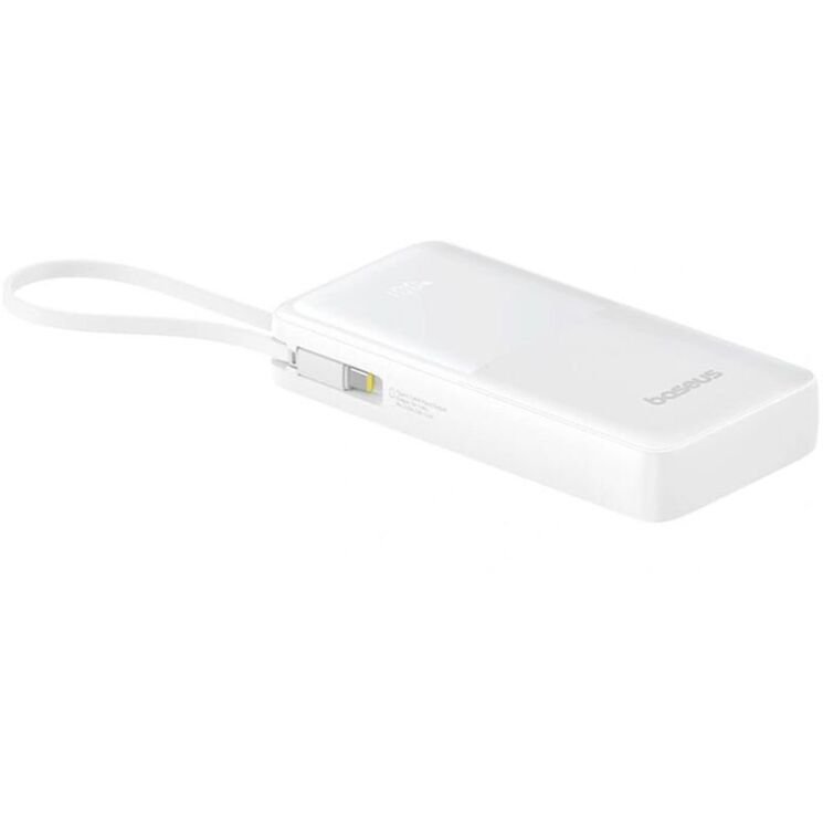 Внешний аккумулятор Baseus Bipow 2 (20W) 20000mAh + кабель Type-C (P10077101213-01) - White: фото 4 из 21