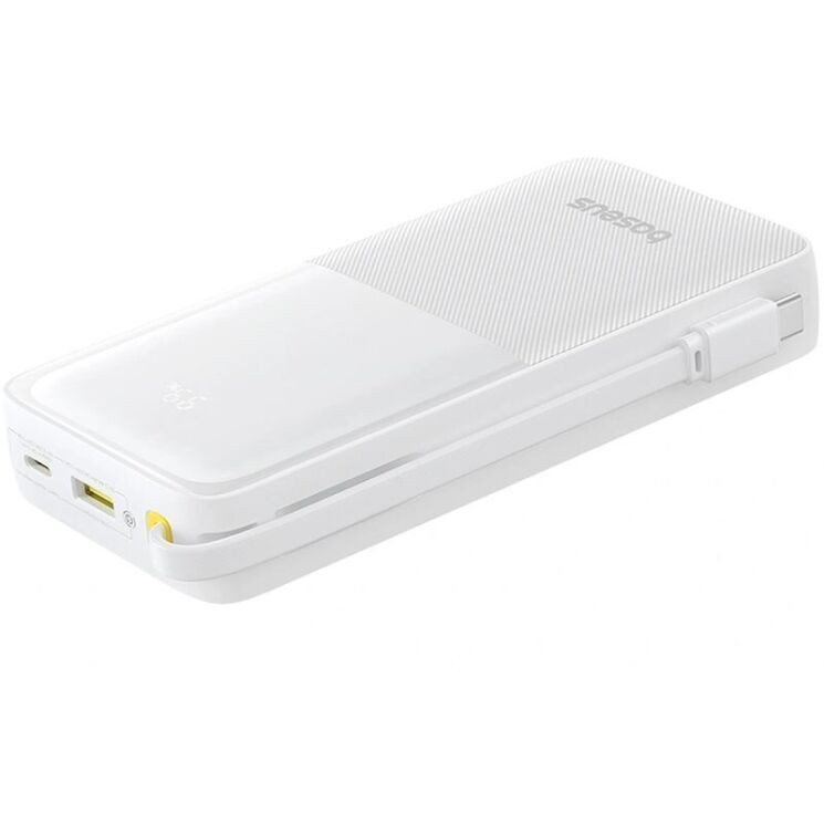 Внешний аккумулятор Baseus Bipow 2 (20W) 20000mAh + кабель Type-C (P10077101213-01) - White: фото 1 из 21