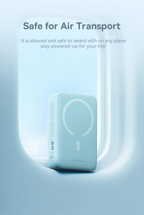 Внешний аккумулятор Baseus Magnetic Mini 20W (20000mAh) PPCX150002 - White: фото 23 из 26