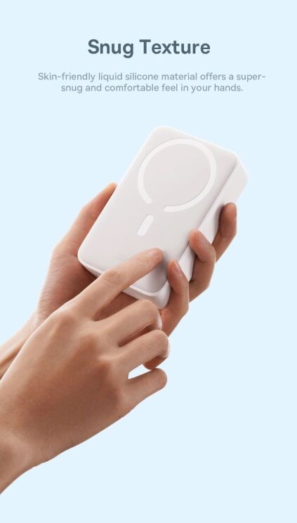 Внешний аккумулятор Baseus Magnetic Mini 20W (20000mAh) PPCX150002 - White: фото 21 из 26