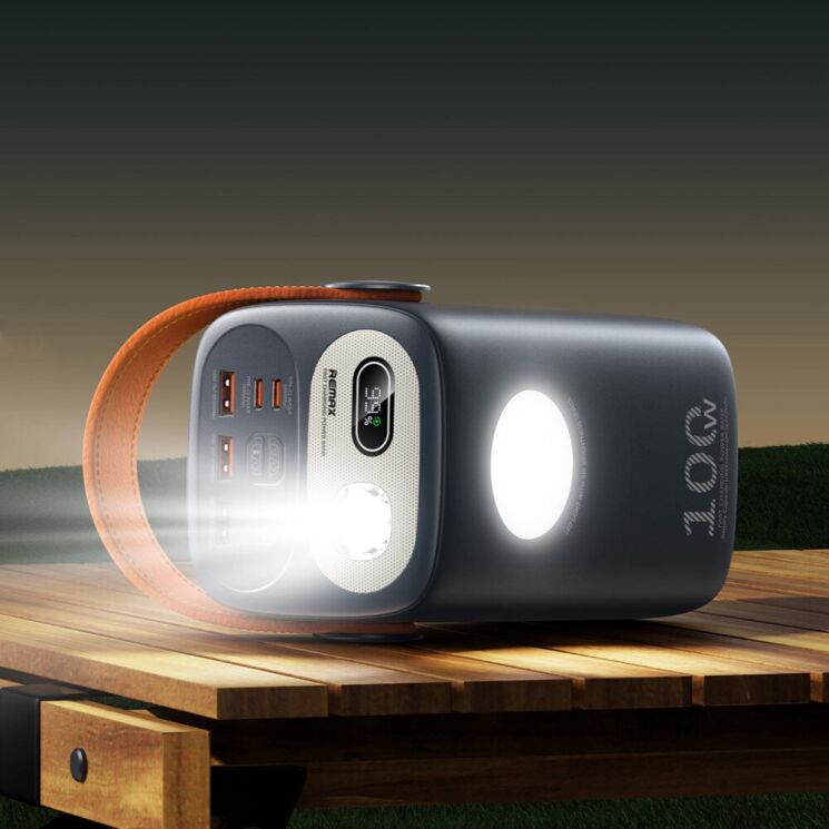 Внешний аккумулятор Remax RPP-100 100W (60000mAh) - Blue: фото 7 из 15
