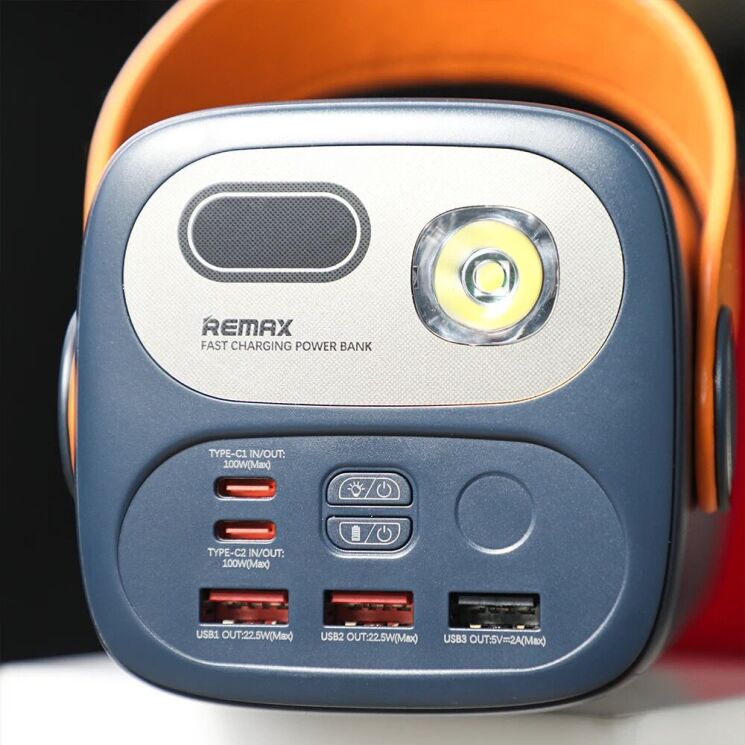 Внешний аккумулятор Remax RPP-100 100W (60000mAh) - Blue: фото 12 из 15