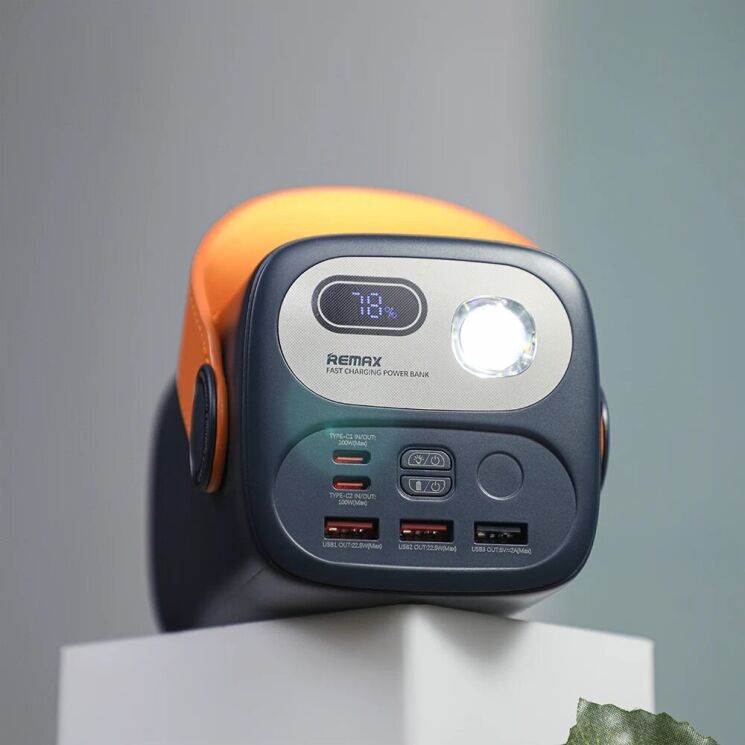 Внешний аккумулятор Remax RPP-100 100W (60000mAh) - Blue: фото 14 из 15