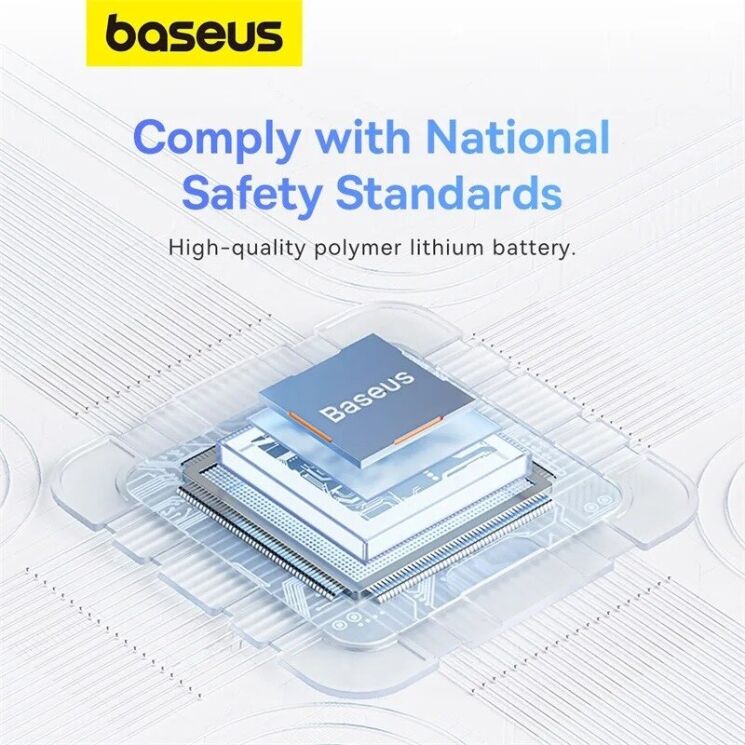 Зовнішній акумулятор з бездротовою зарядкою Baseus MagPro Magnetic Bracket 20W (5000mAh) PPCXZ05 - White: фото 10 з 12