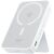 Зовнішній акумулятор з бездротовою зарядкою Baseus MagPro Magnetic Bracket 20W (5000mAh) PPCXZ05 - White: фото 1 з 12