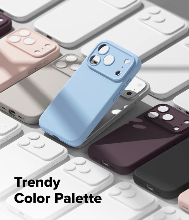 Защитный чехол Ringke Silicone Magnetic для iPhone 18 Pro Max (8800380462083) - Stone: фото 8 из 19