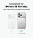 Защитный чехол Ringke Silicone Magnetic для iPhone 18 Pro Max (8800380462083) - Stone (423988S). Фото 7 из 19