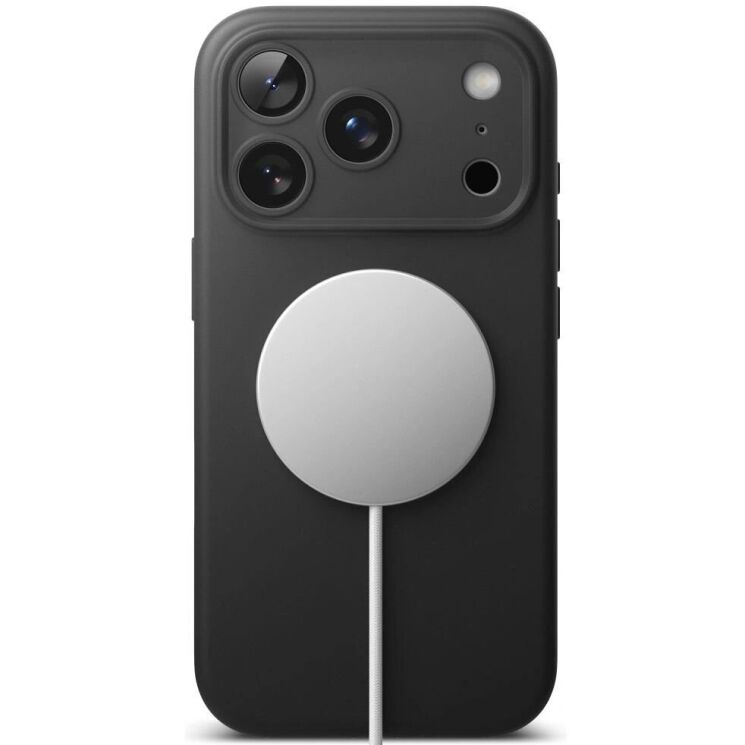 Защитный чехол Ringke Silicone Magnetic для iPhone 18 Pro Max (8800380462021) - Black: фото 4 из 19