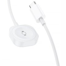 Зарядное устройство Hoco DC86 Wireless Charger для Samsung Galaxy Watch 3 / 4 / 5 / 6 / 7 / 8 / Ultra / Ultra (2025) / Active / Active 2 / FE - White: фото 1 из 4