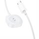 Зарядное устройство Hoco DC86 Wireless Charger для Samsung Galaxy Watch 3 / 4 / 5 / 6 / 7 / 8 / Ultra / Ultra (2025) / Active / Active 2 / FE - White (958401W). Фото 1 из 4