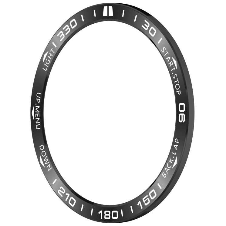 Захисна накладка Deexe Bezel Guard для Garmin Quatix 8 (51mm) - Black / White: фото 5 з 6