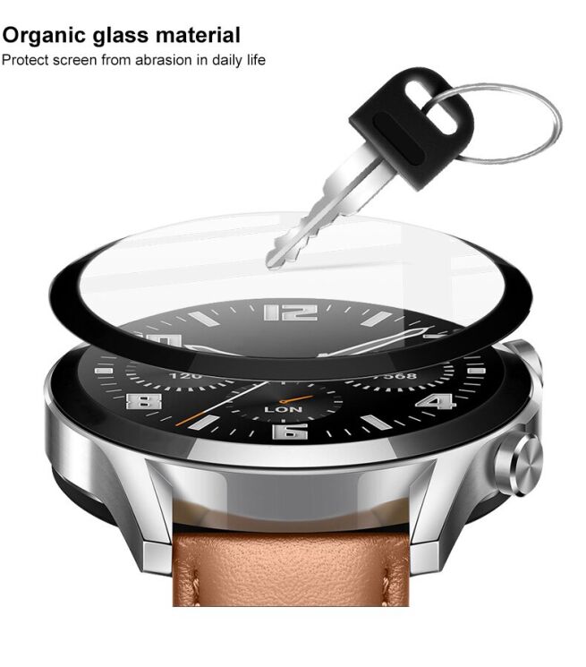 Защитная пленка IMAK Watch Film для Samsung Galaxy Watch 4 (44mm) - Black: фото 8 из 12