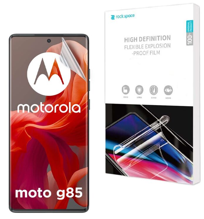 Защитная пленка на экран RockSpace Explosion-Proof SuperClear для Motorola Moto G85: фото 1 из 10