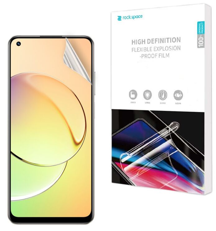 Защитная пленка на экран RockSpace Explosion-Proof SuperClear для Realme 10: фото 1 из 10