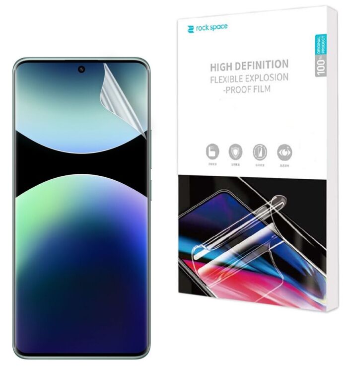 Защитная пленка на экран RockSpace Explosion-Proof SuperClear для Xiaomi Redmi Note 14 Pro 5G: фото 1 из 10