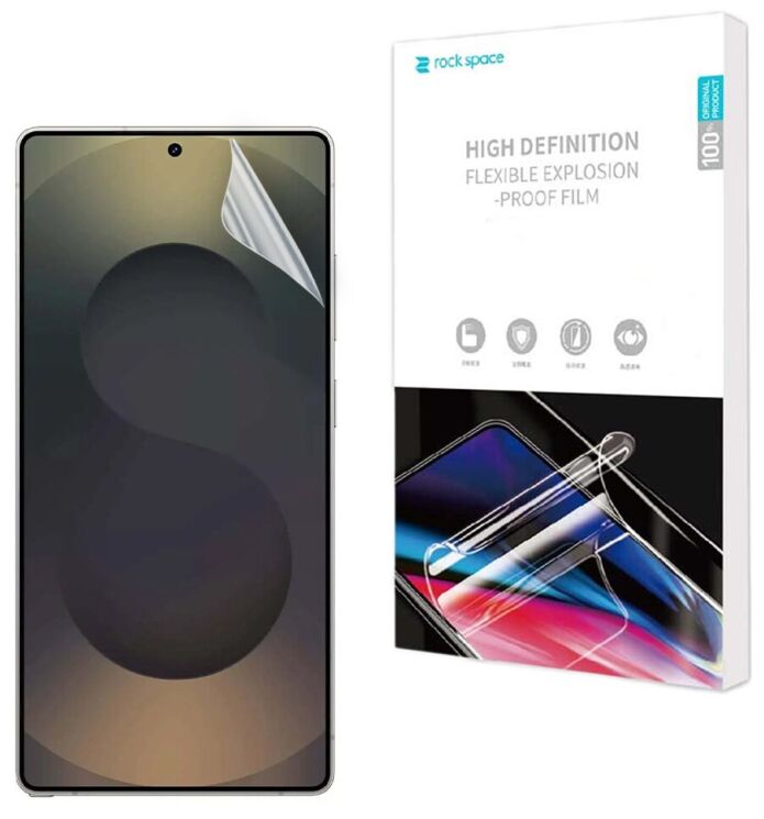 Защитная пленка на экран RockSpace SuperClear для Samsung Galaxy S25 Ultra (S938): фото 1 из 10