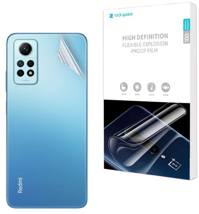 Захисна плівка на задню панель RockSpace Explosion-Proof SuperClear для Xiaomi Redmi Note 12 Pro: фото 1 з 9