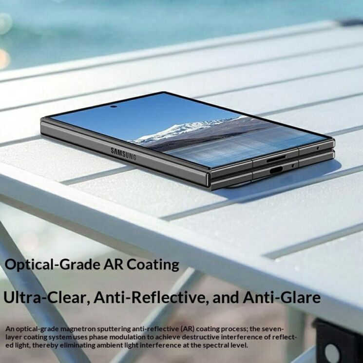 Защитное стекло BENKS GlassWarrior AR Screen Protector для Samsung Galaxy Fold 8 - Black: фото 9 из 9