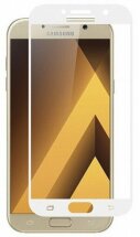 Защитное стекло Deexe 5D Full Glue для Samsung Galaxy A3 2017 (A320) - White: фото 1 из 1