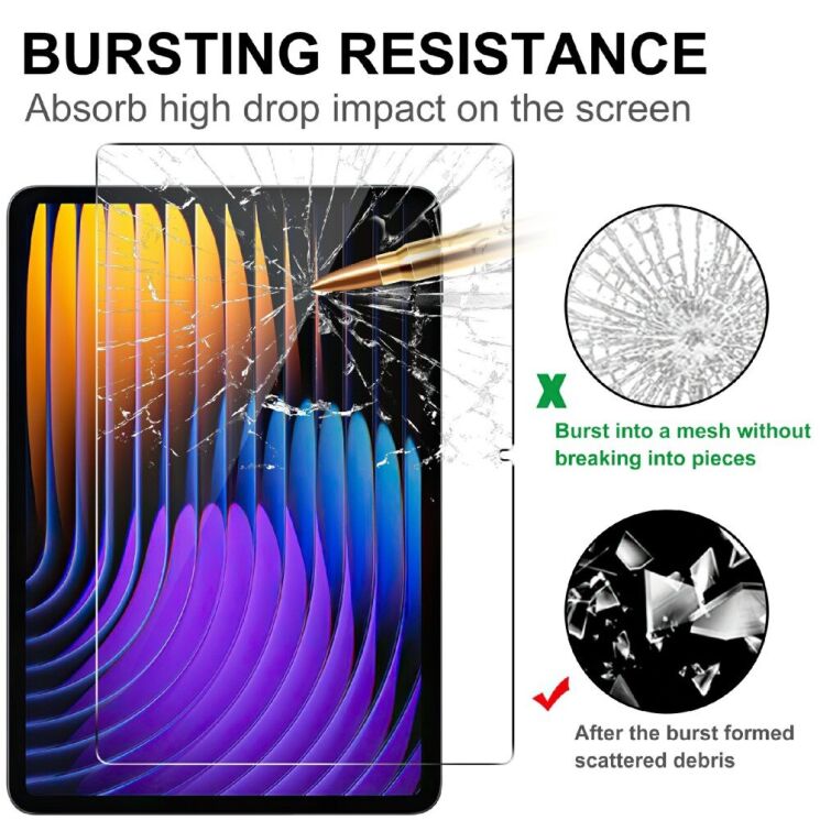 Захисне скло Deexe Clear Glass для Xiaomi Pad 7 / 7 Pro: фото 3 з 3