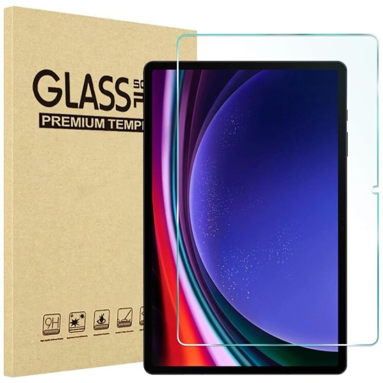 Защитное стекло Deexe HD Glass для Samsung Galaxy Tab S9 FE Plus (X610/616) - Transparent: фото 1 из 5