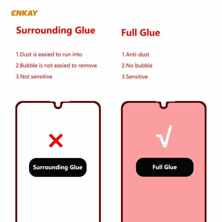 Защитное стекло HAT PRINCE Full Glue Cover для Samsung Galaxy A41 (A415) - Black: фото 3 из 11