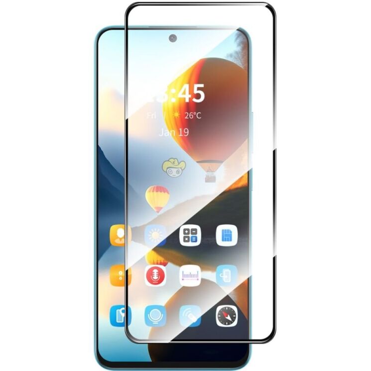 Защитное стекло HAT PRINCE Full Glue Cover для Xiaomi Redmi Note 13 Pro 5G / Poco X6 - Black: фото 1 из 7
