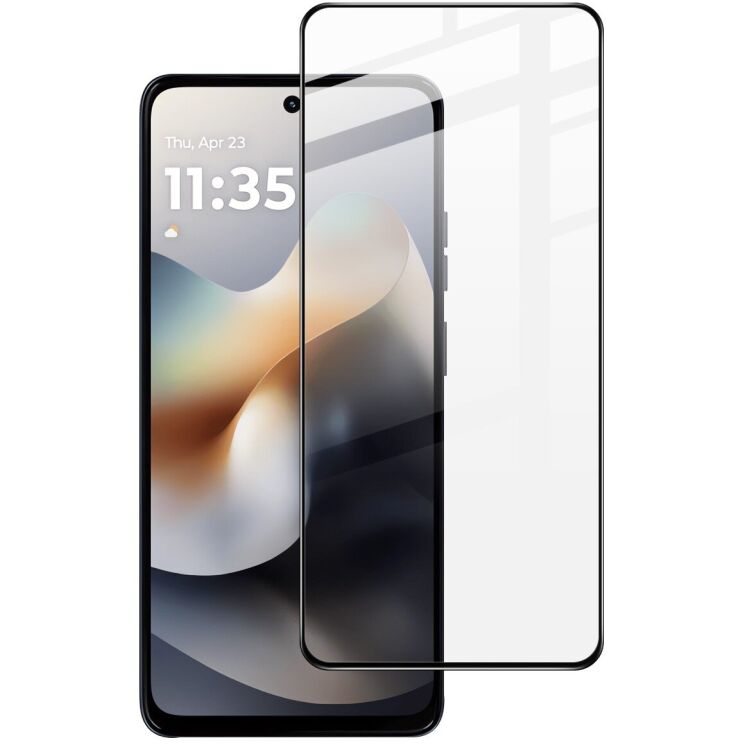 Захисне скло IMAK 5D Pro+ Full Glue для Motorola Moto G56 - Black: фото 1 з 8