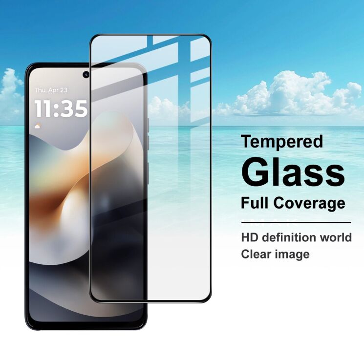 Захисне скло IMAK 5D Pro+ Full Glue для Motorola Moto G56 - Black: фото 3 з 8