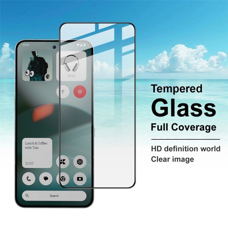 Захисне скло IMAK 5D Pro+ Full Glue для Nothing Phone (3) - Black: фото 8 з 8
