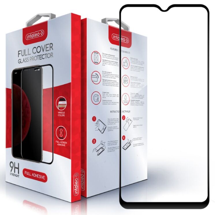 Защитное стекло Intaleo Full Glue для Nokia C22 - Black: фото 1 из 9