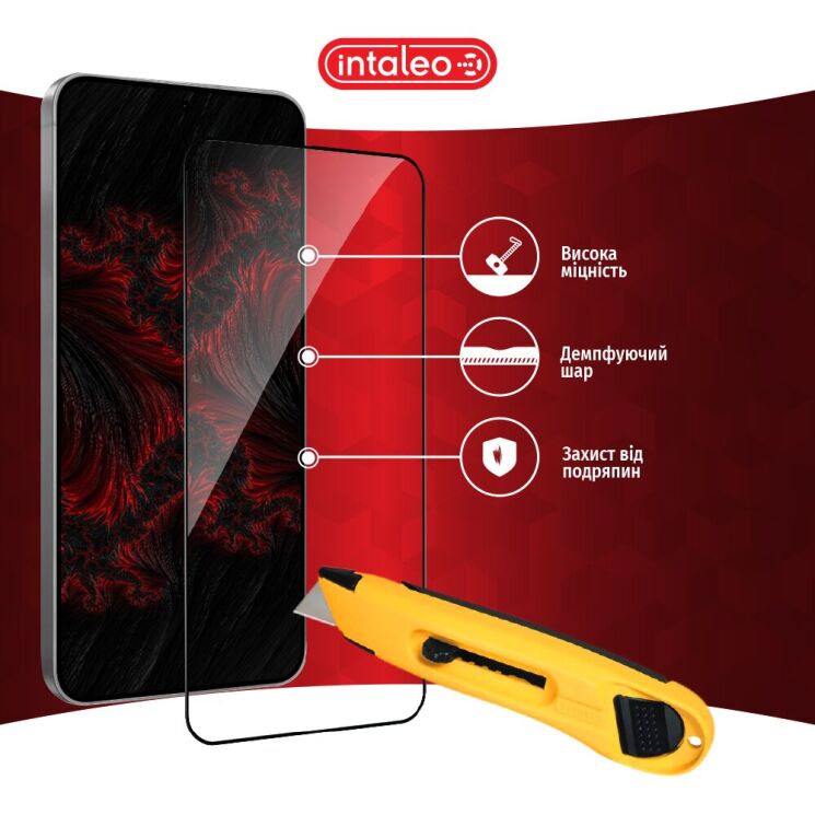 Захисне скло Intaleo Full Glue для Samsung Galaxy S26 (S942) - Black: фото 5 з 8