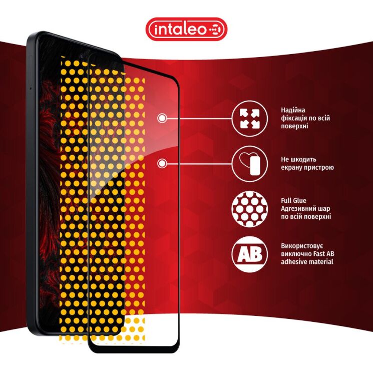 Защитное стекло Intaleo Full Glue для Xiaomi Redmi 13 - Black: фото 8 из 9